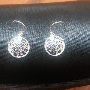 Sterling silver Tree Of Life Earrings